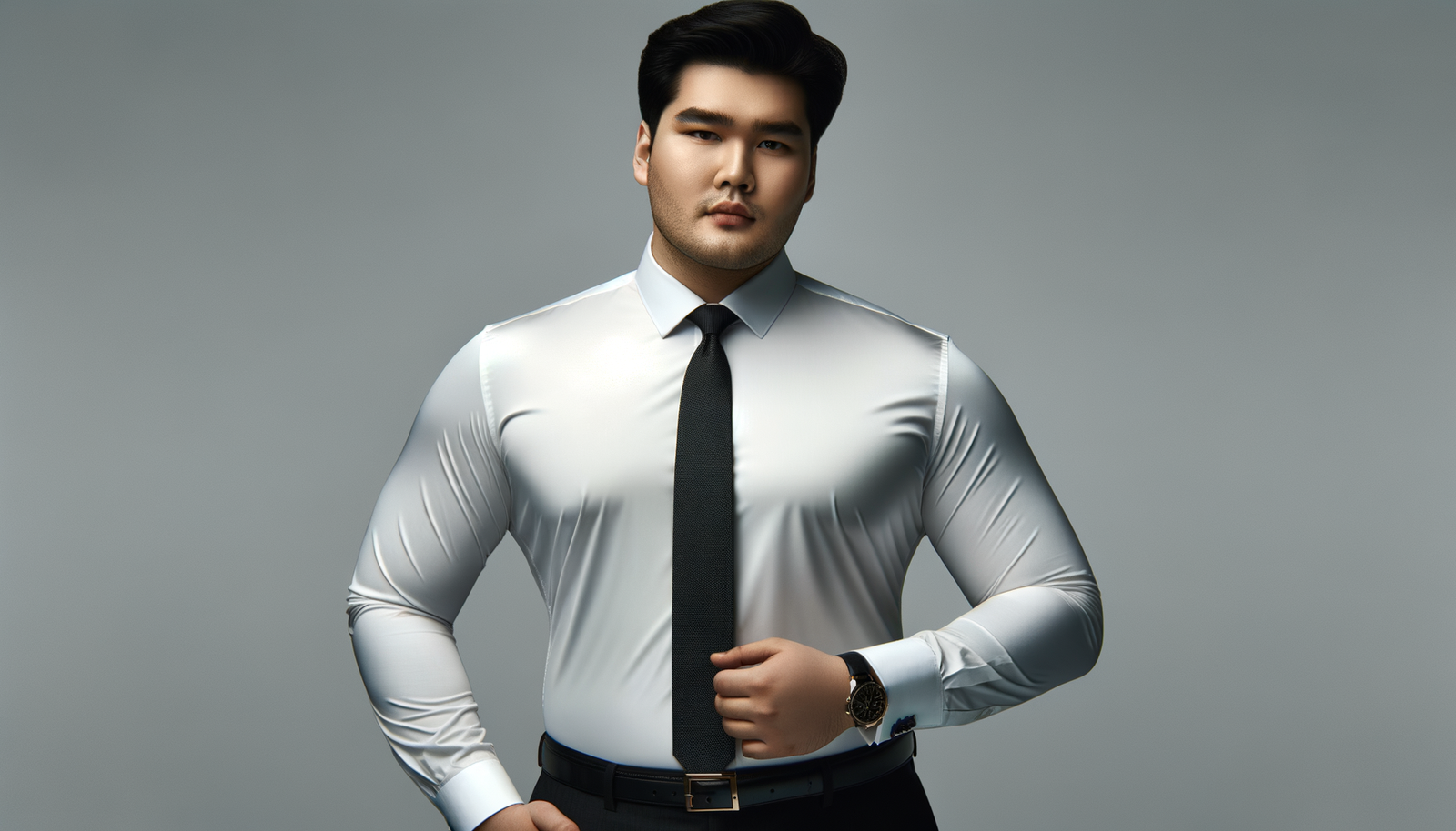 Men's Plus Size Dress Shirt